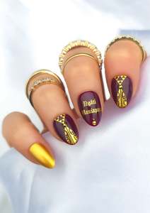 Mana Maori: MĀORI NAIL FOILS | TE PŌ PETITE | ASSORTED COLOURS