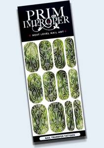 POUNAMU ANAMATA NAIL TRANSFER TATTOOS | LIGHT