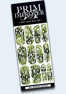 POUNAMU TE AO MĀRAMA NAIL TRANSFER TATTOOS | LIGHT