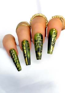 Mana Maori: POUNAMU NAIL TRANSFER TATTOOS | LIGHT