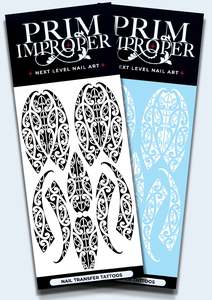 Mana Maori: MĀORI NAIL TRANSFER TATTOOS | HINEMOANA | BLACK & WHITE