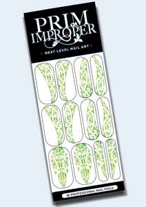 Mana Maori: MĀORI NAIL FOILS | HINEMOANA | LIME GREEN