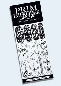 Christmas Collection: MĀORI NAIL TRANSFER TATTOOS - WĀHINE TOA