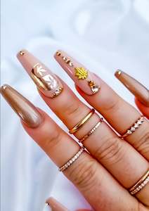 FESTIVAL NAIL FOILS - FAIRY JANE - PINK & GOLD