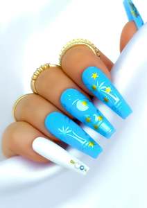 All: PROFESSIONAL NAIL FOILS | SEA BREEZE | LIGHT BLUE