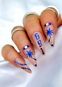 All: MICRONESIAN NAIL FOILS | CHUUK | BLUE