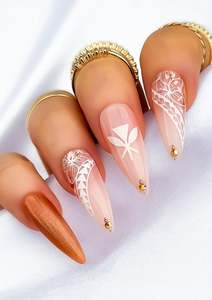 Island: HAWAIIAN NAIL TRANSFER TATTOOS - PUALENA - WHITE