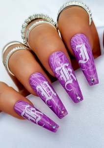 Island: COOK ISLAND NAIL TRANSFER TATTOOS - TIARE -  WHITE