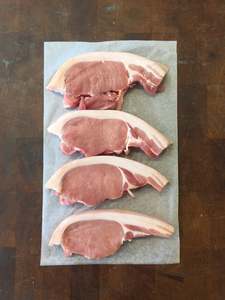 Pork: Highgrounds Free Range Pork Sirloin Steaks