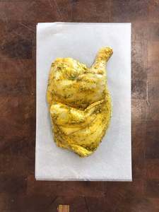 Half Organic Chicken - Seasoned
