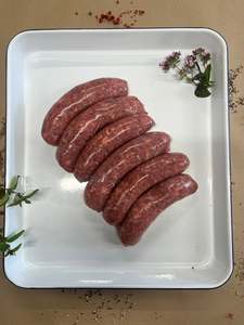 Sausages: Beef with Hickory Smoke & Manuka Honey Sausage (6 pack)