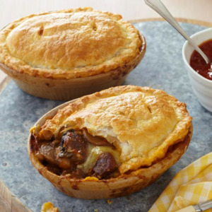 Pies: Steak and Cheese Pie (2 pack chilled)