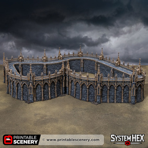 Gothic Curved Walls