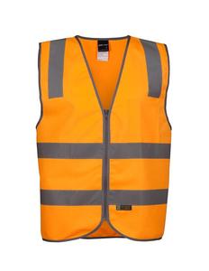 6DVSV JB's Vic Rail (D+N) Zip Safety Vest