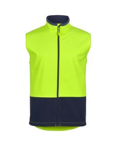 6HWV JB's Hi Vis Three Layer Softshell Vest