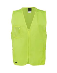 6HVSZ JB's Hi Vis Zip Safety Vest