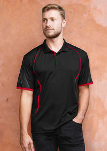 P405MS Biz Collection Mens Razor Short Sleeve Polo