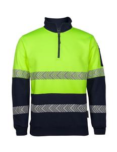 Sweaters: 6HZS JB's Hi Vis 1/2 Zip Segmented Tape Fleecy