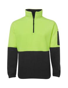 6HVPF JB's Hi Vis 1/2 Zip Polar Fleece