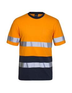 Hi Vis Tradewear T Shirts: 6DNTC JB's Hi Vis (D+N) Cotton T-Shirt
