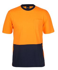 6HVTC JB's Hi Vis Crew Neck Cotton T-shirt