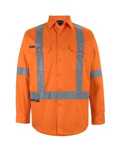 Hi Vis Tradewear Polos Shirts: 6DCBL JB's Hi Vis 150g NSW/QLD Rail X-Back Shirt