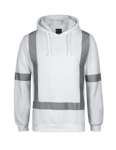 Hi Vis Tradewear Hoodies: 6BNH JB's Fleece Hoodie with Reflective Tape