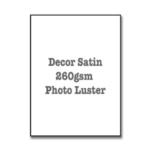 Products: Decor Satin 260gsm Photo Luster - Print Art Fine Art Imaging