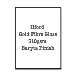 Products: Ilford Gold Fibre Gloss 310gsm Baryta Finish - Print Art Fine Art Imaging