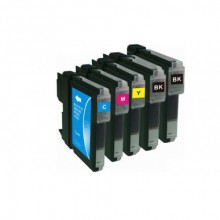 PGI525 & CLI526 Inks: Compatible Canon PG525BK x 2 & CLI526 C/M/Y Ink Cartridges (5 Inks)