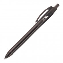 All Pens: Icon Ballpoint Retractable Pen Triangular Medium Black Pack 10