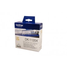Brother DK Labels: Brother Genuine DK11204 Multi-purpose - 17mm x 54mm - 400 Labels per roll