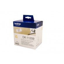 Brother DK Labels: Brother Genuine DK11209 Small Address Label - 29mm x 62mm - 800 Labels per roll