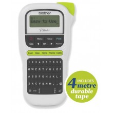 Label Printers: Brother PTH110 P-Touch (White) Printer Fuel