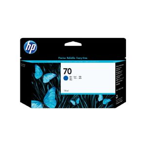 HP No 70 blue ink