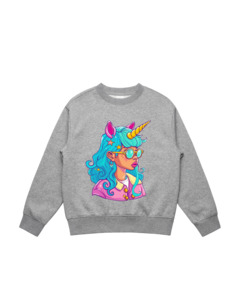 Kids Unicorn Girl Crew