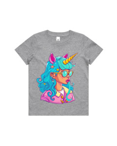 Kids 1: Kids Unicorn Girl Tee