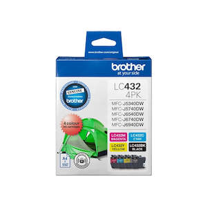 Brother 432 B,C,M,Y pack