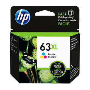 Hp Genuine Ink: HP 63XL Tri-Colour Ink Cartridge
