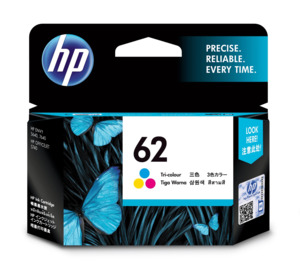 Hp Genuine Ink: HP 62 Colour Ink Cartridge