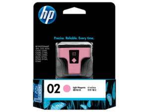 Hp Genuine Ink: HP 02 Light Magenta Ink Cartridge