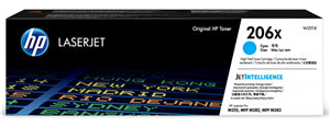 HP 206X Cyan High Yield Toner