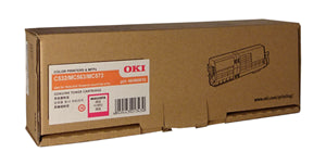 Oki Genuine Toner: OKI 46490610 Magenta Toner