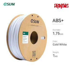 Frontpage: eSUN ABS+ Cold White 1.75mm 1kg/2.2lbs