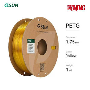 3d Printer Filament: eSUN PETG Yellow 1.75mm 1kg/2.2lbs