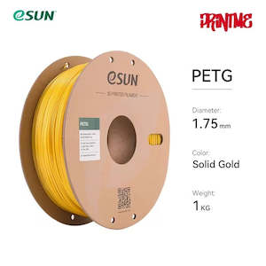 3d Printer Filament: eSUN PETG Solid Gold 1.75mm 1kg/2.2lbs