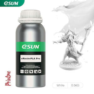 Lcd Printer Resin: eSUN White PLA PRO Plant Based Resin 500G
