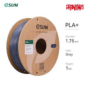 Pla Filament 1: eSUN PLA+ Grey 1.75mm 1kg/2.2lbs