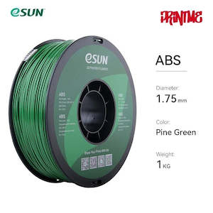 Abs Filament: eSUN ABS+ Pine Green 1.75mm 1kg/2.2lbs