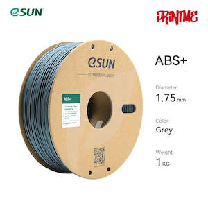Abs Filament: eSUN ABS+ Grey 1.75mm 1kg/2.2lbs